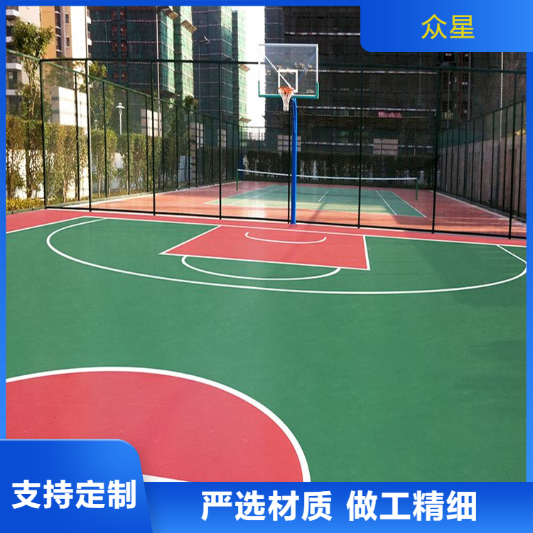 宁波市学校塑胶跑道篮球场硅PU - 排名